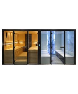 Luxury dual cabin system, sauna installation Johannesburg.