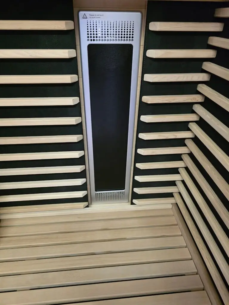 Vertical narrow design for sauna installation Johannesburg.