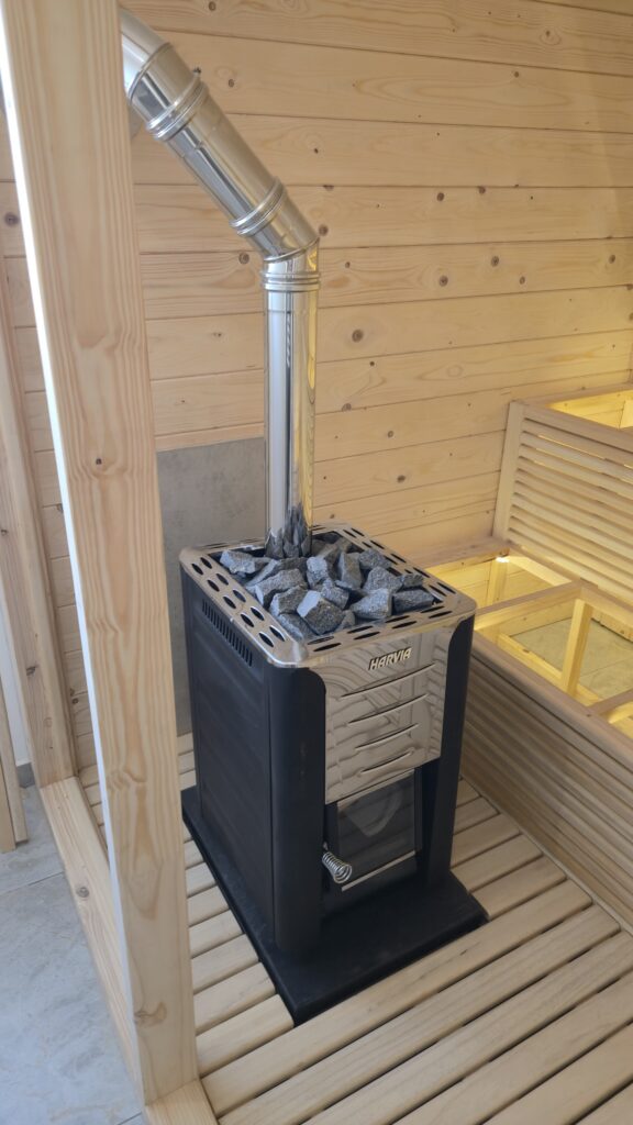 White Narvi electric sauna heater, Johannesburg.