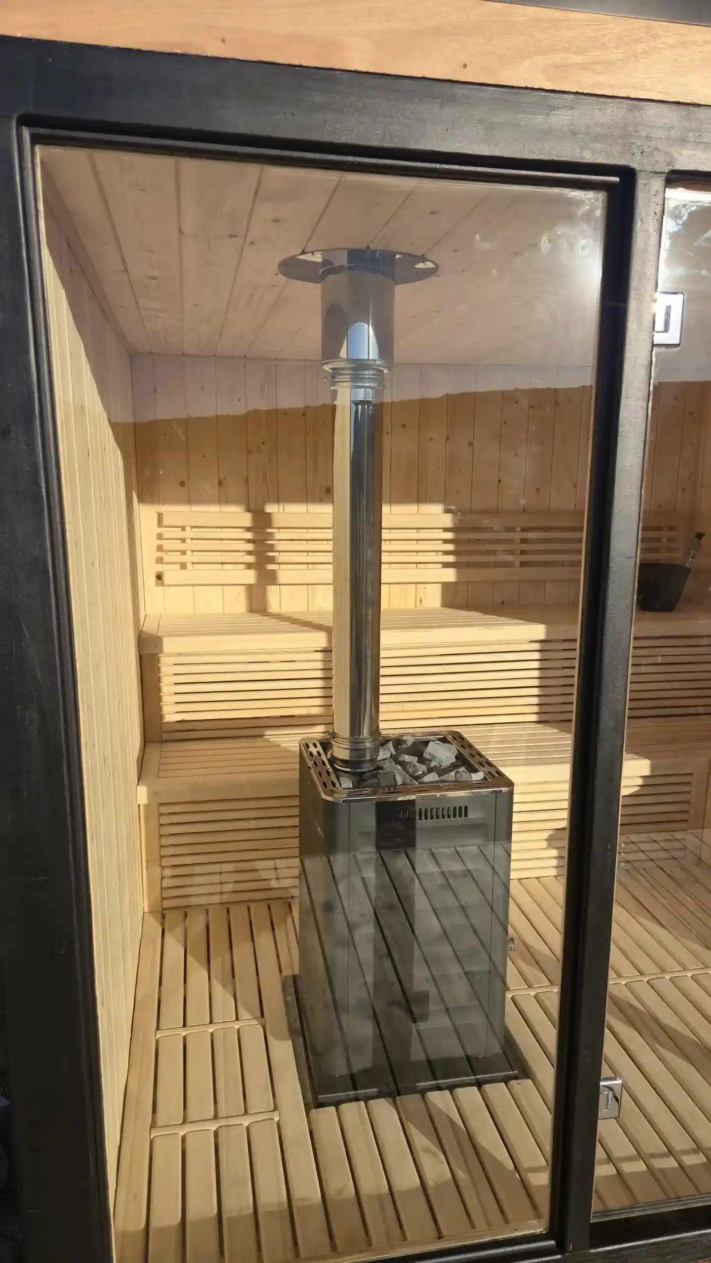 Premium indoor custom sauna installation Johannesburg.