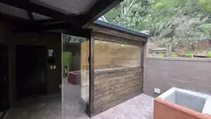 Custom patio wooden setup, sauna installation Johannesburg.