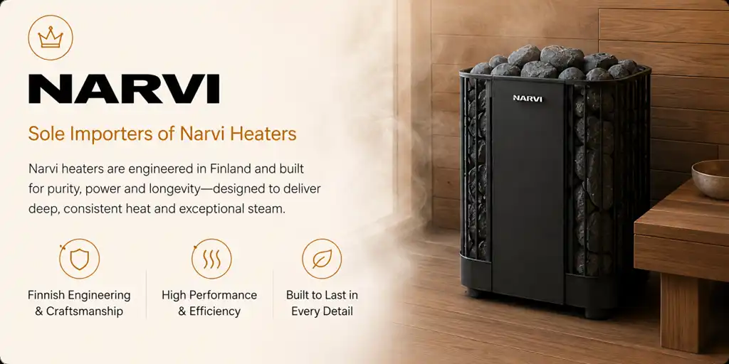 Premium brand heater for saunas in Johannesburg.