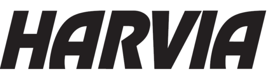 Harvia logo for sauna products in Johannesburg.