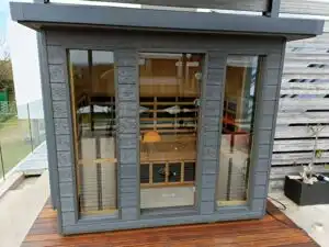 Premium freestanding cabin for sauna installation Johannesburg.