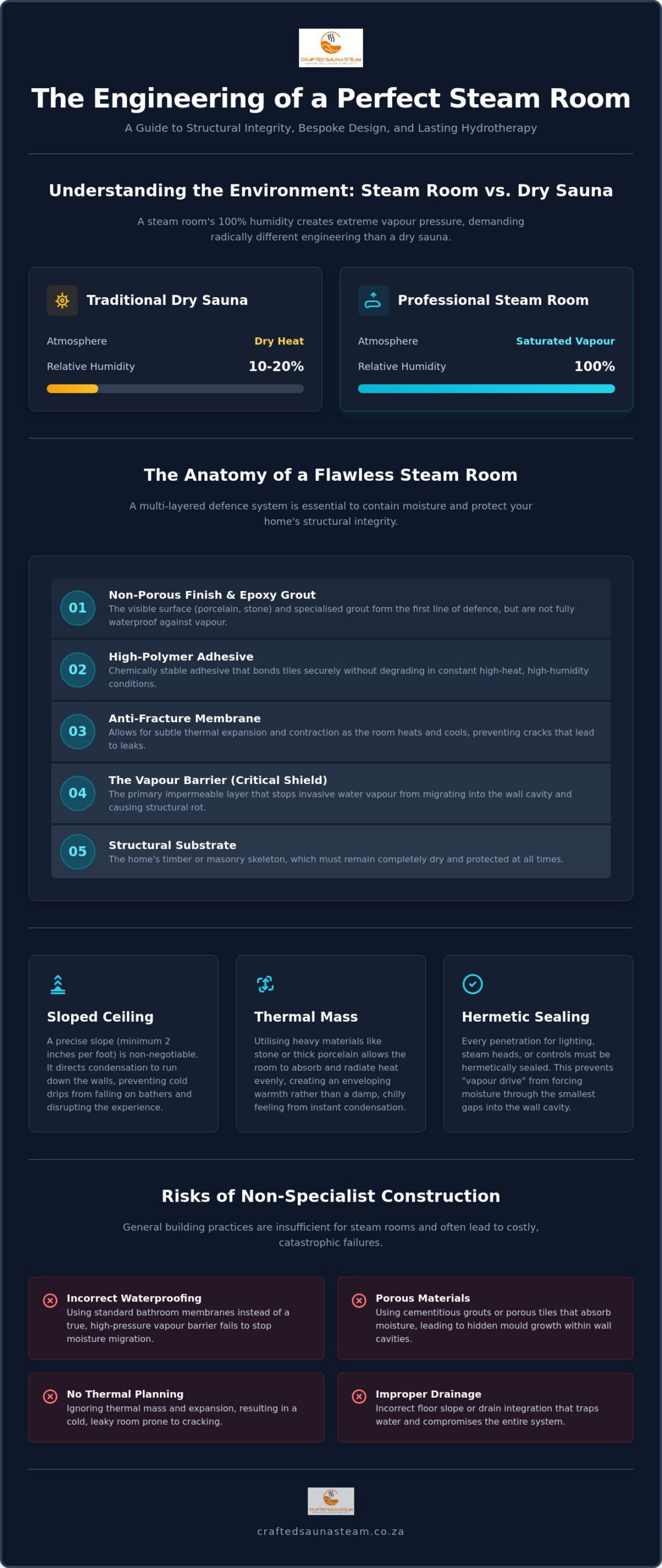 Steam Room Builders Johannesburg: The Art of Bespoke Wellness Engineering