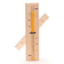 Wooden sauna thermometer accessory in Johannesburg.
