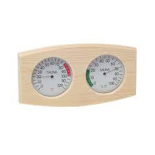Traditional dual gauge sauna dial in Johannesburg.